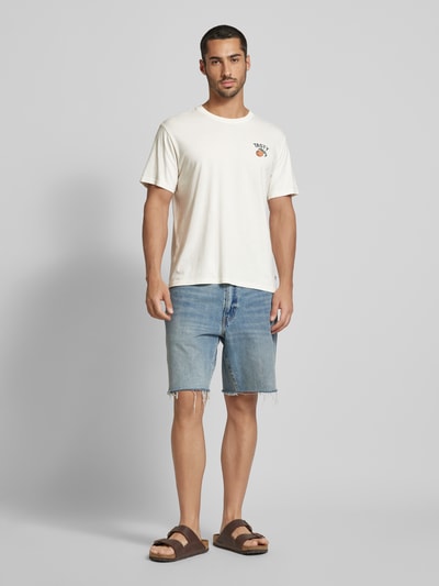 Levi's® Relaxed Fit T-Shirt mit Logo-Print Offwhite 1