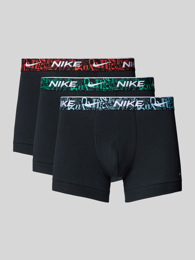 Nike Trunks mit elastischem Logo-Bund im 3er-Pack Black 1