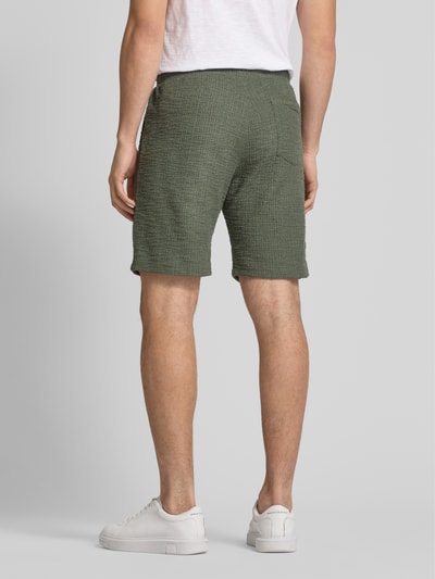 MCNEAL Regular Fit Shorts mit Strukturmuster Khaki 5