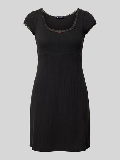 Tommy Jeans Getailleerde mini-jurk van puur katoen Zwart - 2