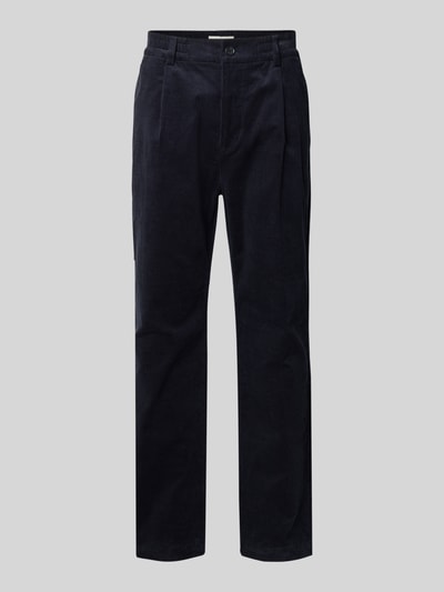 Casual Friday Corduroy broek met achterzakken, model 'MARC' Donkerblauw - 2