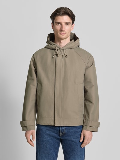 Marc O'Polo regular fit blouson van katoenmix Olijfgroen - 4