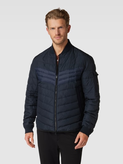 BOSS Steppjacke mit Stehkragen Modell 'Covillo' Blau 4