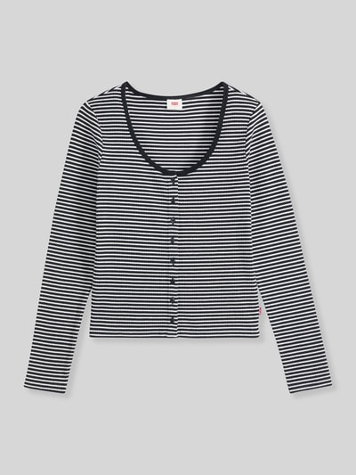 Levi's® Relaxed Fit Langarmshirt aus Baumwoll-Mix Mittelgrau 2