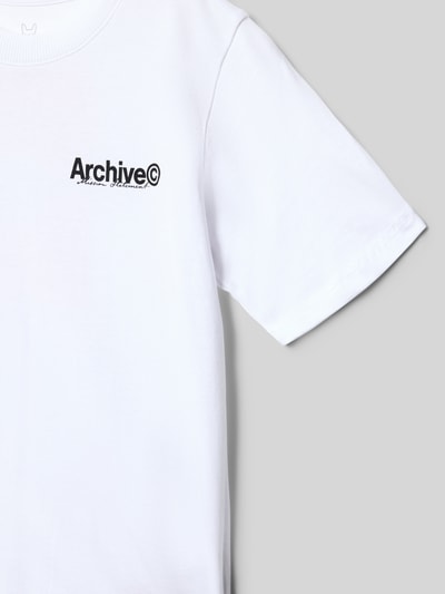 Productfoto, T-shirt uit puur katoen van JACK & JONES, recht model, ronde hals, met korte mouwen, ruglengte maat 140: 55 cm