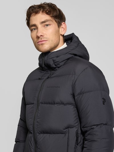 PEAK PERFORMANCE Steppjacke mit Label-Stitching Modell 'Rivel' Black 3