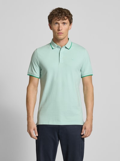 s.Oliver RED LABEL Regular Fit Poloshirt aus Baumwoll-Mix Mint 4