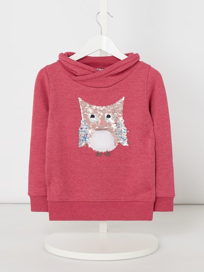 Review for Kids Sweatshirt mit Pailletten-Motiv Pflaume Melange 1