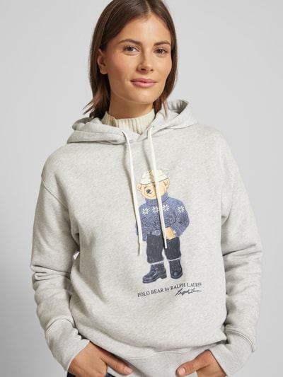 Polo Ralph Lauren Sweatshirt mit Kapuze Hellgrau 3