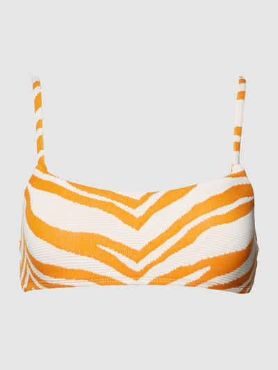 Becksöndergaard Bikini-Oberteil mit Spaghettiträgern Modell 'Zecora Ezra' Orange 2