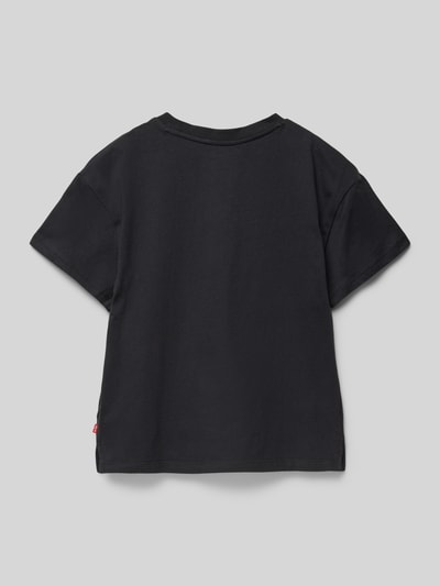 Levi’s® Kids T-shirt z nadrukiem z logo Grafitowy 3