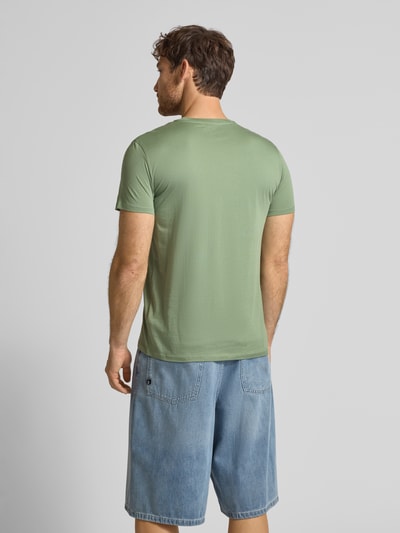 Lacoste Regular Fit T-Shirt aus reiner Baumwolle Gruen 5