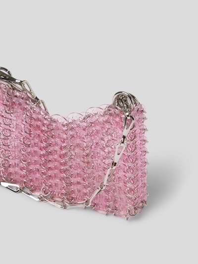 Paco Rabanne Pochette in Gliederketten-Optik Hellrosa 3