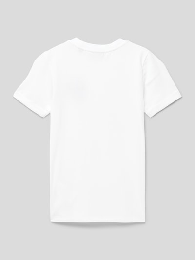 Scotch & Soda T-Shirt mit Motiv-Stitching Weiss 3