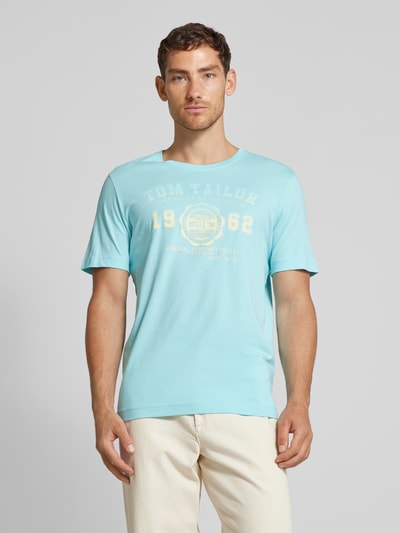 Tom Tailor T-Shirt mit Rundhalsausschnitt Aqua 4