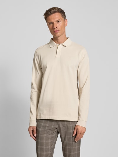 MCNEAL Regular Fit Poloshirt mit Label-Stitching Sand 4