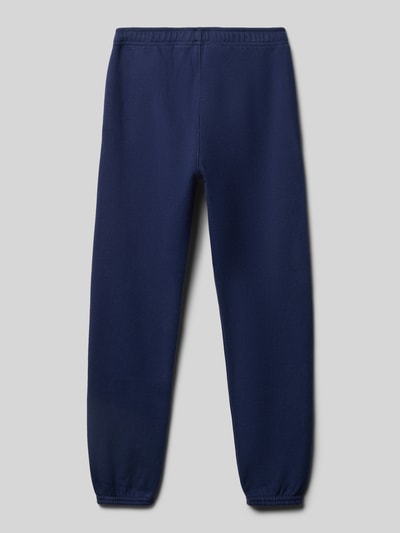 Polo Ralph Lauren Kids Relaxed fit sweatpants met logoprint, model 'Banded' Marineblauw - 3