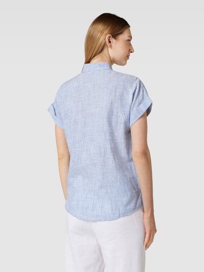 Christian Berg Woman Hemdbluse mit Streifenmuster Jeansblau 5