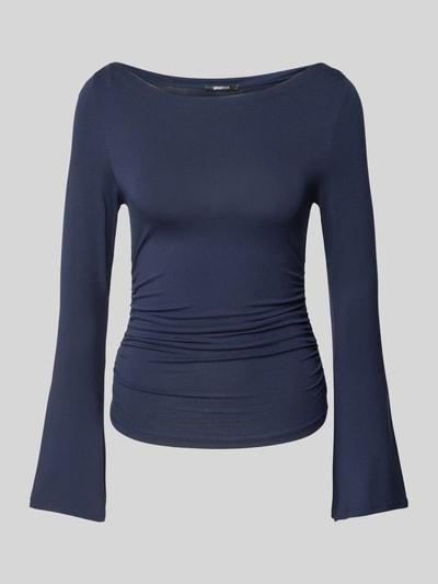 Gina Tricot Longsleeve mit Raffungen Marine 1