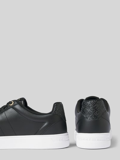 Tommy Hilfiger Ledersneaker mit Label-Applikation Modell 'ELEVATED ESSENT' Black 2