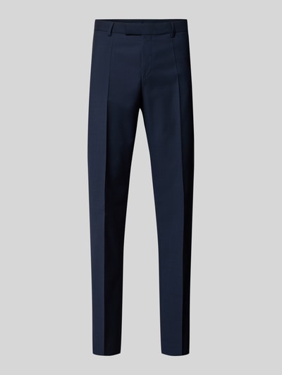 BOSS Slim Fit Anzughose aus reiner Schurwolle Modell 'H-Genius-263' Marine 1
