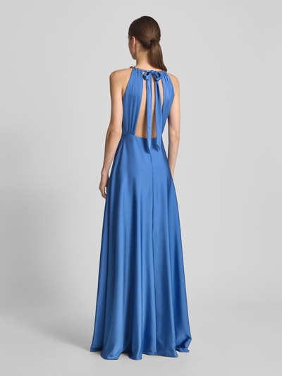 Jake*s Cocktail Abendkleid mit Raffungen Bleu Melange 5