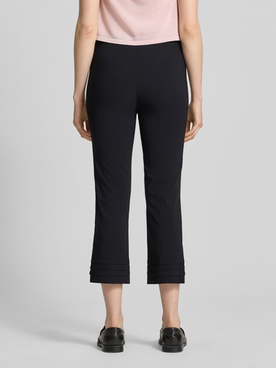 Stehmann spodnie capri z mieszanka wiskozy model 'Ina' Czarny 5