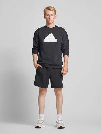 ADIDAS SPORTSWEAR Sweatshirt met labelprint Zwart - 1