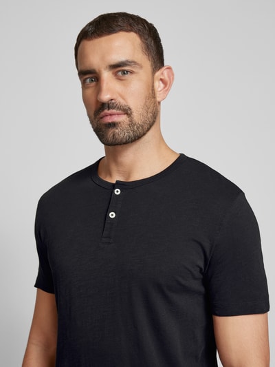 Marc O'Polo T-shirt met ronde hals Zwart - 3