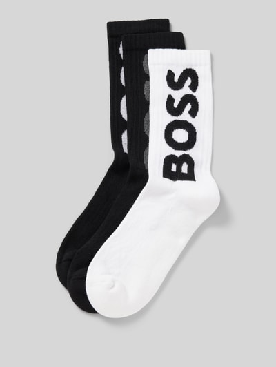 BOSS Socken mit Label-Detail im 3er-Pack Black 1