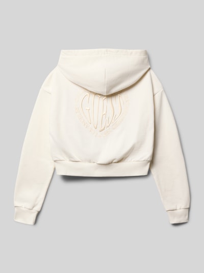 Guess Sweatjacke mit Reißverschluss Ecru 3