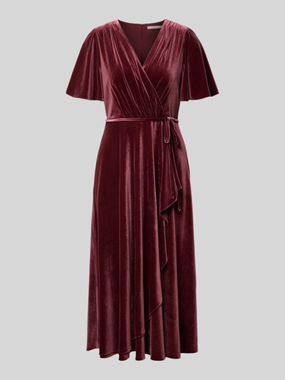 Christian Berg Cocktail Sukienka koktajlowa z dekoltem w serek Ciemnoczerwony 2