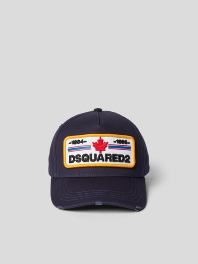 Dsquared2 Accessoires Cap mit Label-Applikation Dunkelblau 4