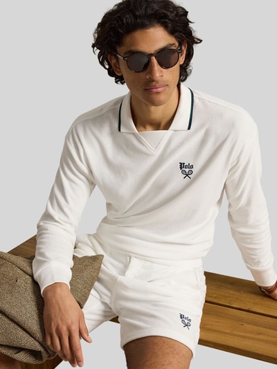Polo Ralph Lauren Regular Fit Sweatshorts aus Baumwoll-Mix Weiss 6