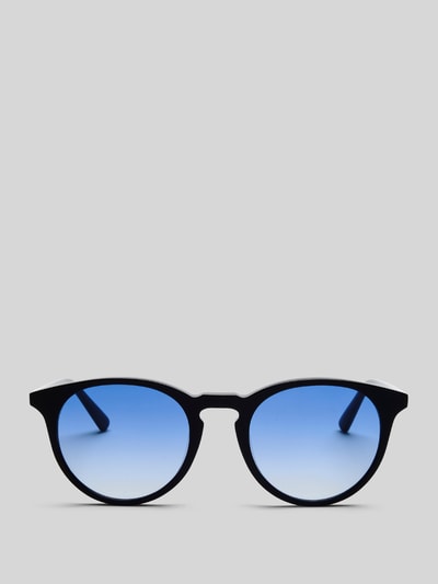 MessyWeekend Runde Sonnenbrille Modell 'NEW DEPP' BLACK 2