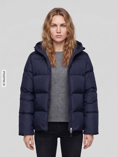 GANT Steppjacke mit Kapuze Marine 4