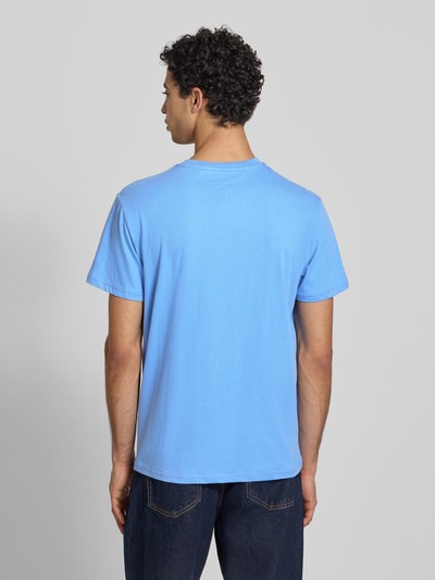 Tommy Jeans Regular Fit T-Shirt aus reiner Baumwolle Hellblau 5