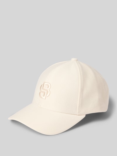 BOSS Cap mit Logo-Stitching Offwhite 1