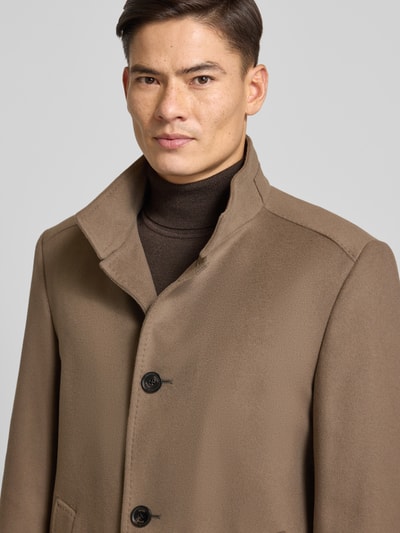 JOOP! COLLECTION Regular Fit Mantel aus Schurwoll-Mix mit Kaschmir-Anteil Modell 'MARON' Oliv 3