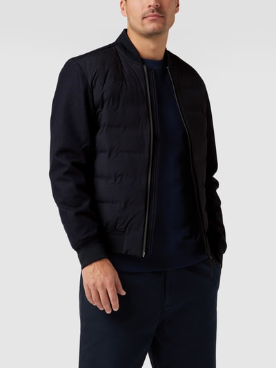 Tommy Hilfiger Bomberjacke mit kontrastiver Vorderseite Marineblau 4