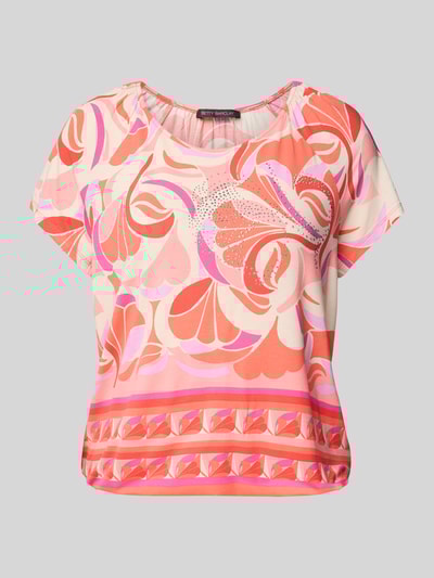 Betty Barclay T-shirt z okrągłym dekoltem Czerwony 2