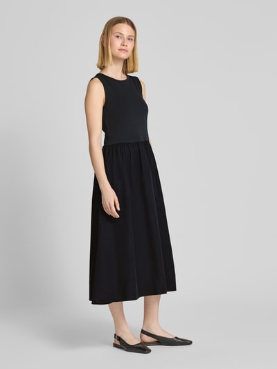 Jake*s Casual Midikleid mit Eingrifftaschen Black 1