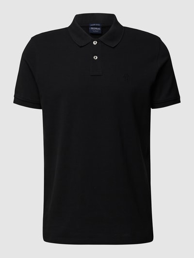 MCNEAL Poloshirt mit Brand-Stitching Schwarz 2
