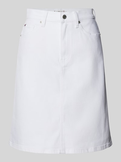 Tommy Hilfiger Spódnica jeansowa o długości do kolan z 5 kieszeniami Biały 2