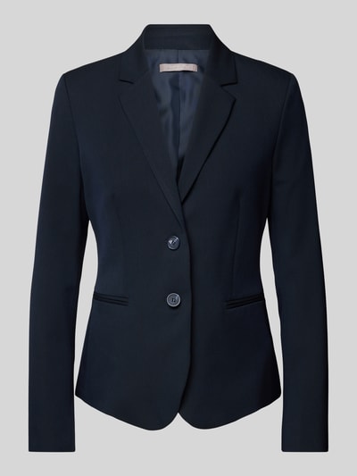 Christian Berg Woman Selection Blazer met paspelzakken Marineblauw - 2
