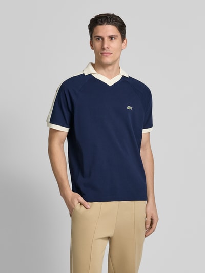 Lacoste Koszulka polo o kroju classic fit z wyhaftowanym logo Niebieski 4