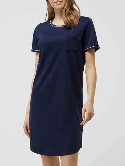 Calida Modern Fit Schlafshirt aus Baumwolle Modell 'Sweet Dreams' Blau 1