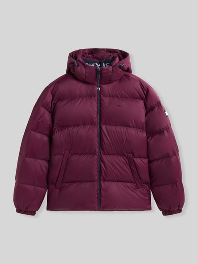 Tommy Jeans Relaxed Fit Daunenjacke mit Kapuze Bordeaux 2