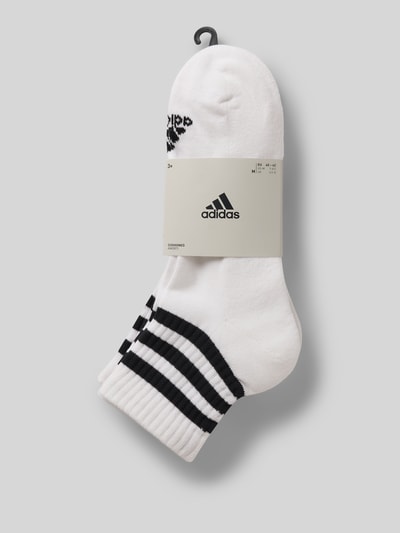 adidas Sportswear Skarpety z detalem z logo w zestawie 3 szt. Biały 3