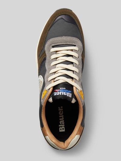 Blauer USA Sneaker mit Schnürverschluss Modell 'RAY' Oliv 3